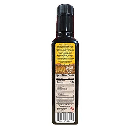 Texana Brand Roasted Onion Infused Olive Oil, 250Ml 8.5Oz
