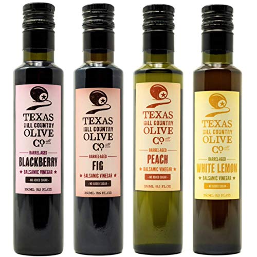 Balsamic Vinegar Combo 4 Pack 250Ml Each: Blackberry, Fig, Pea