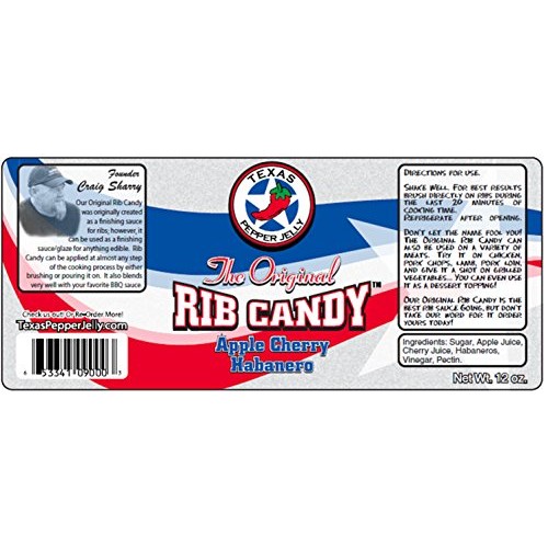 Rib Candy - Apple Cherry Habanero 12Oz Bottle