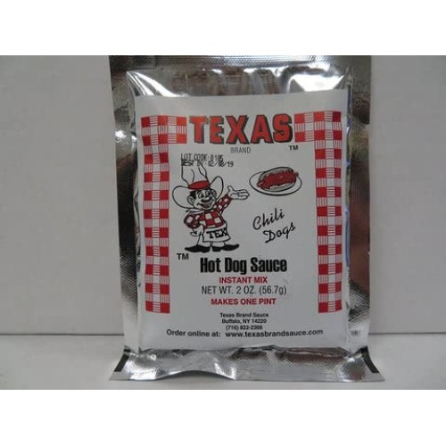 Buffalos Own Texas Brand Texas Hots Hot Dog Sauce Instant Mix P...