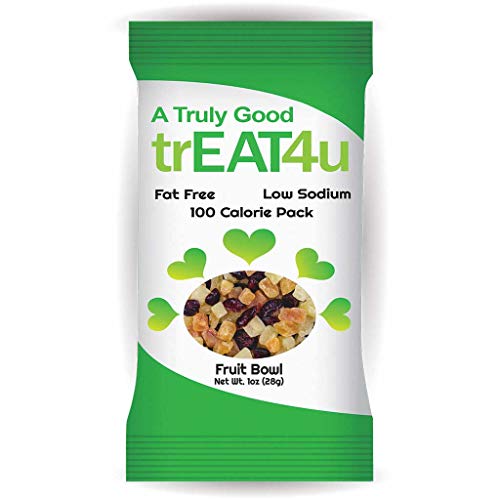 Fruit Bowl Treat4U - 120 Pack, 1Oz Bags | Dried Fruit | Pineappl