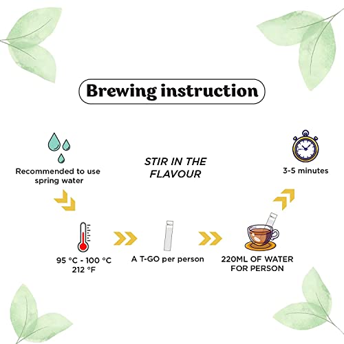 T-Go Digest Tea, On-The-Go Digestive Tea, Convenient Stirring Te...