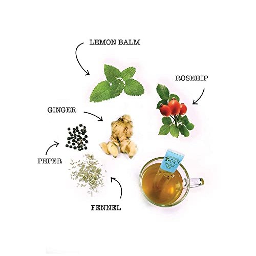 T-Go Digest Tea, On-The-Go Digestive Tea, Convenient Stirring Te...