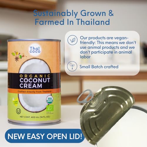 Thai Coco - Organic Coconut Cream Unsweetened Heavy Cre...