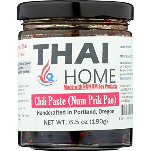 THAI HOME Num Prik Pao Chili Paste, 6.5 OZ