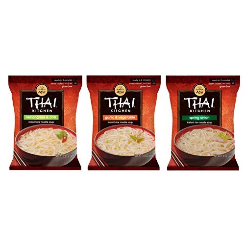 Thai Kitchen Gluten Free Instant Rice Noodle Soup 3 Flavor Varie