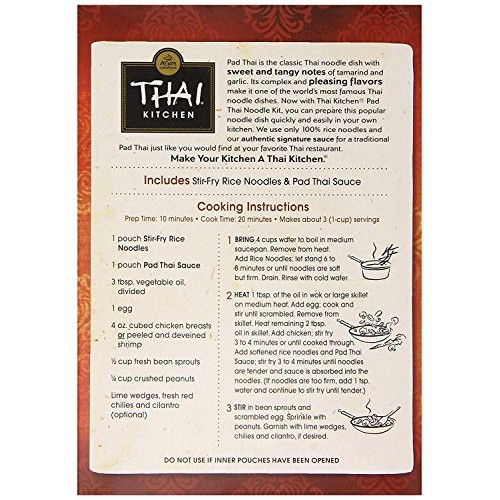 Thai Kitchen Gluten-Free Original Pad Thai Stir-Fry Noodles, 9 O
