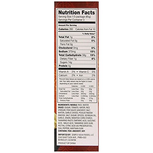 Thai Kitchen Gluten-Free Original Pad Thai Stir-Fry Noodles, 9 O