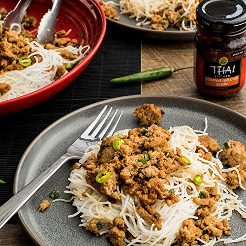Thai Kitchen Gluten Free Roasted Red Chili Paste, 4 oz Pack of 12