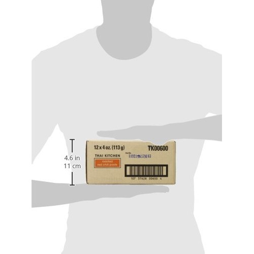 Thai Kitchen Gluten Free Roasted Red Chili Paste, 4 oz Pack of 12