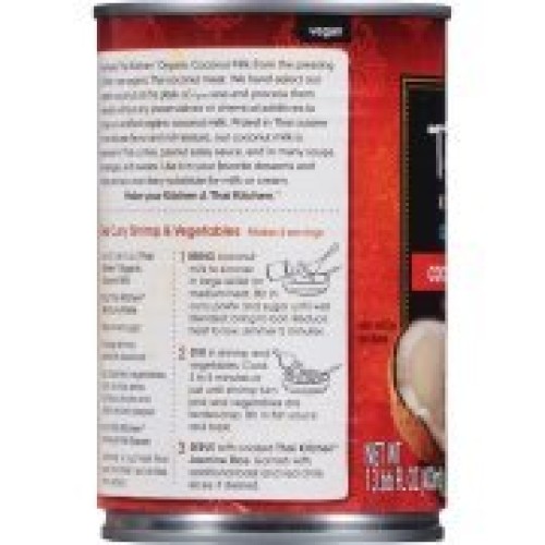 Thai Kitchen Organic Coconut Milk, 13.66 Oz - Pack Of 4