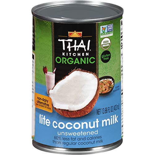 Thai Kitchen Organic Lite Coconut Milk, 13.66 Fl Oz Pack Of 6