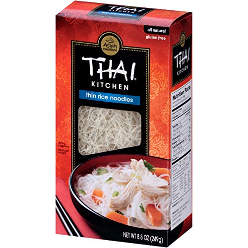 Thai Kitchen Thin Rice Noodles, 8.8 Oz Pack Of 12