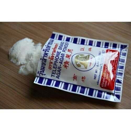 Agar -Agar Powder Thai Food Desserts Gelatin 25G./0.88 Oz. Pack