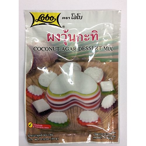 Coconut Agar Dessert Mix Size 60G2 Oz X 3 Bags Thai Dessert ,L
