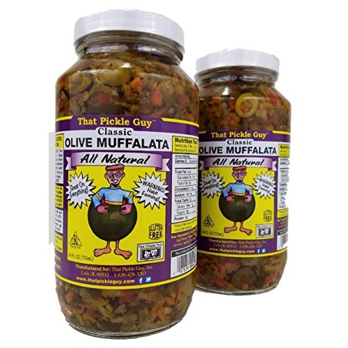2 Pack That Pickle Guy Classic Olive Muffalata 2 X 24oz