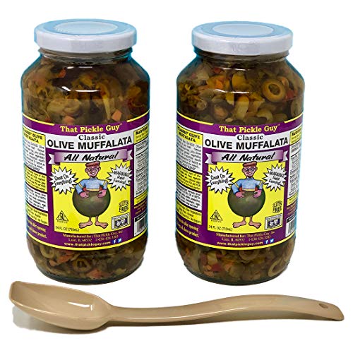 That Pickle Guy Classic Olive Muffalata 2 X 24 Oz Jars Bundle