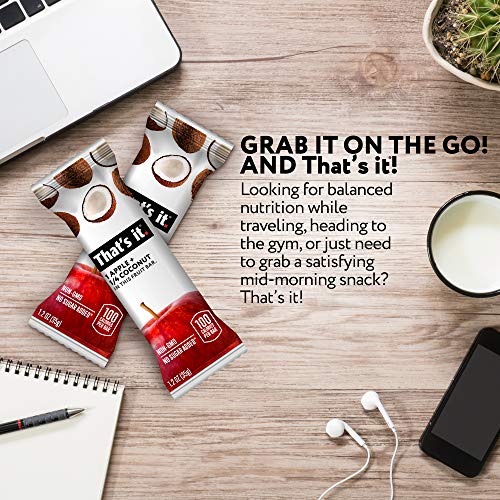 Thats It Apple + Coconut 100% Natural Real Fruit Bar, Best High