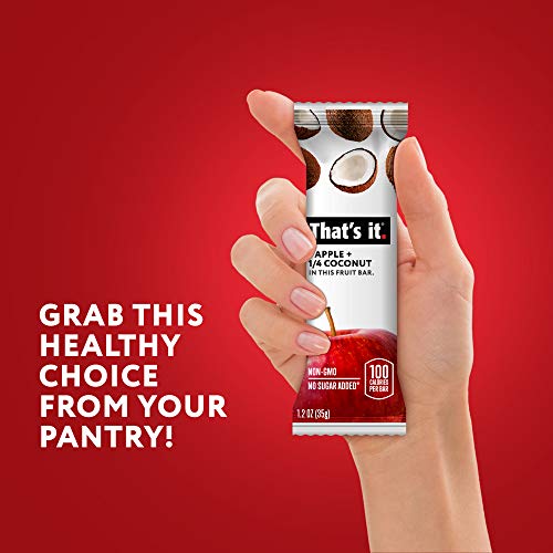 Thats It Apple + Coconut 100% Natural Real Fruit Bar, Best High