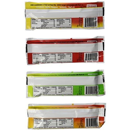Thats It Natural Fruit Bars Variety Pack, Apple+Mango, Apple+Pe