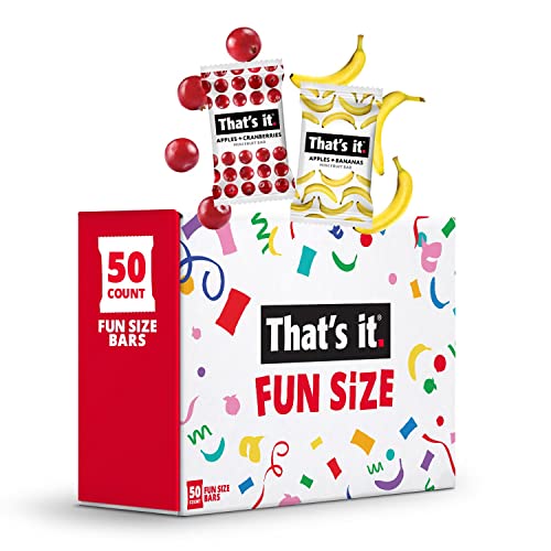 That’s It. Fun Size Fruit Bars Variety Pack50 Pieces, 10g Each...