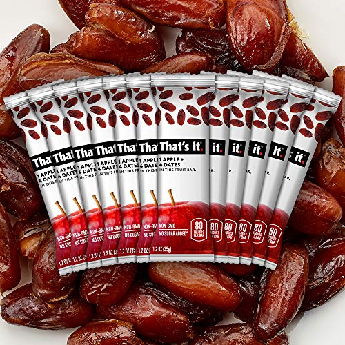 Thats It. Apple + Dates 100% Natural Real Fruit Bar, Best High