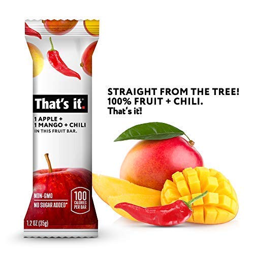 Thats It. Apple Fruit Bars, 100% Natural Great Tasting Real Dri