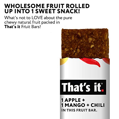 Thats It. Apple Fruit Bars, 100% Natural Great Tasting Real Dri