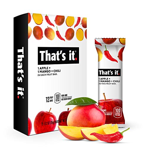 Thats It. Apple Fruit Bars, 100% Natural Great Tasting Real Dri
