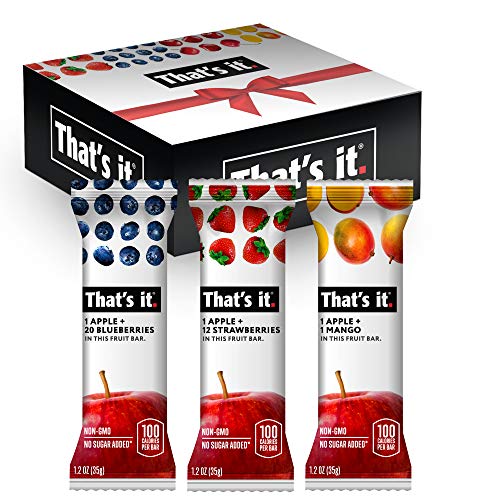 Thats It. Apple + Variety 100% Natural Real Fruit Bar, Best Hig