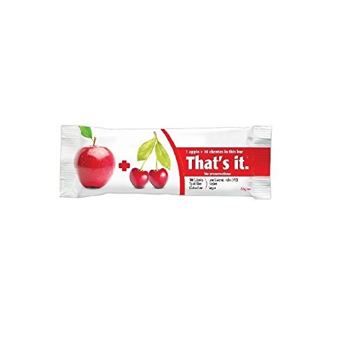 Thats It Fruit Bars, Apple And Cherry, Pack Of 24 2 Cases