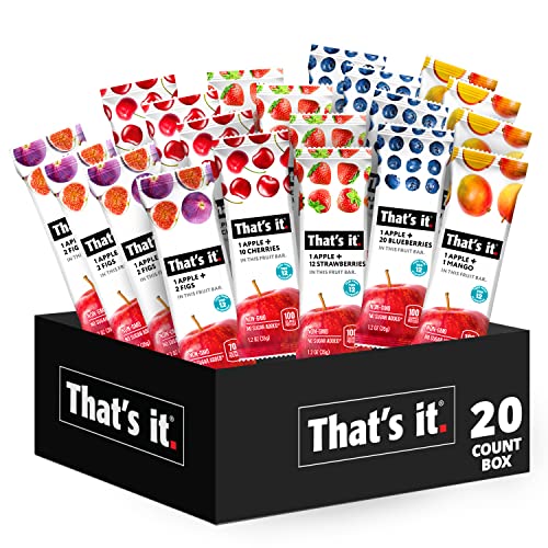 Thats it Fruit Bars Snack Gift Box { 20 Pack }100% All Natural,...