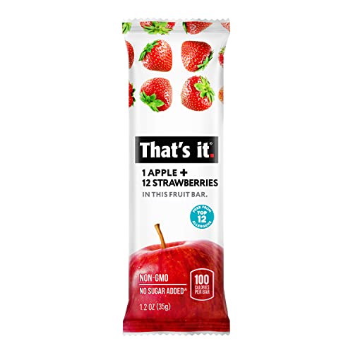 Thats it. Fruit Bars Variety Pack Strawberry + Blueberry 100%...