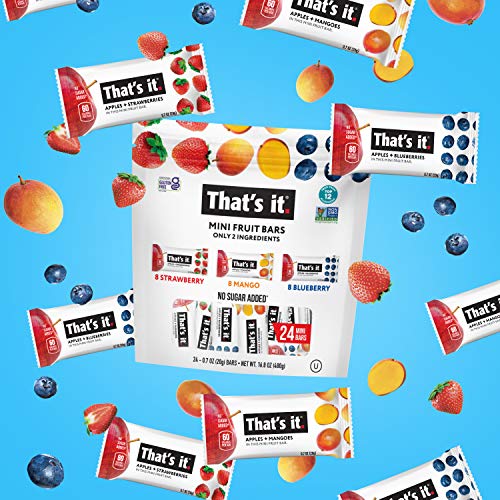 That’S It. Mini Fruit Bars Variety 24 Pack High Fiber, Vegan &Amp; That’S It. Mini Fruit Bars Variety 24 Pack High Fiber, Vegan &Amp;