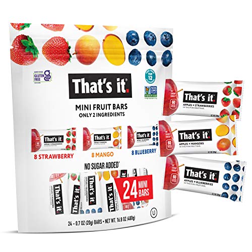 That’S It. Mini Fruit Bars Variety 24 Pack High Fiber, Vegan &Amp; That’S It. Mini Fruit Bars Variety 24 Pack High Fiber, Vegan &Amp;