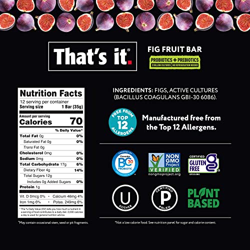 Thats it. Probiotic Fruit Bar Immunity Booster & Support Active...