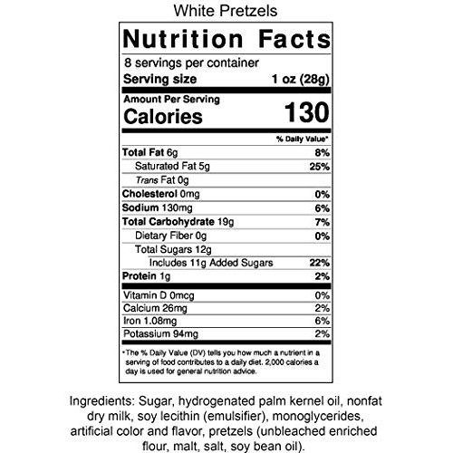 Amish Made White Chocolate Covered Pretzels Three 8 Oz. Bag