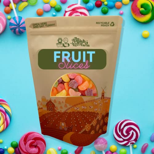 The Amish Eco-Farm | Assorted Fruit Slices | Bulk Jelly Candy We...