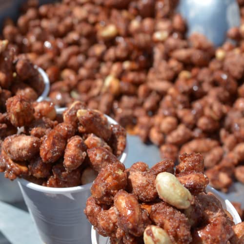 The Amish Eco-Farm | Butter Toffee Peanuts | Plastic Jar 4Lbs