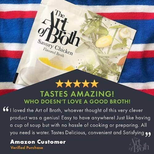 The Art Of Broth Chicken Broth, Savory Chicken Flavored Sipping