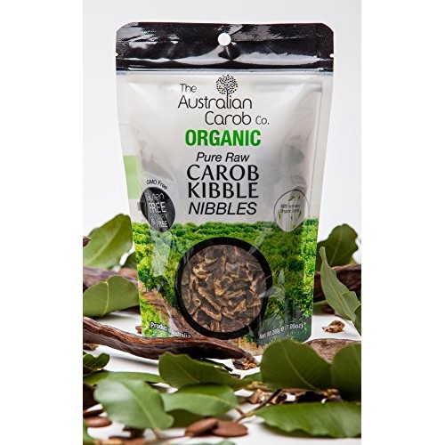 Australian raw organic carob kibble pod pieces