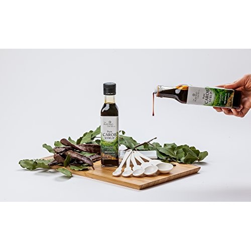 Organic Australian Carob Co. Premium Carob Syrup Glass Bottle, S