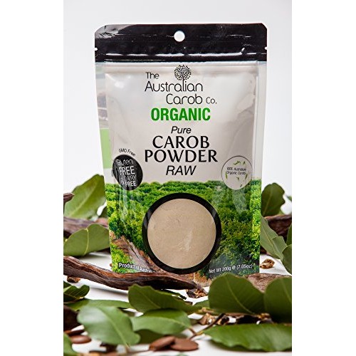 Organic Carob, Australian, True Raw Carob Powder, Superfood, Pal