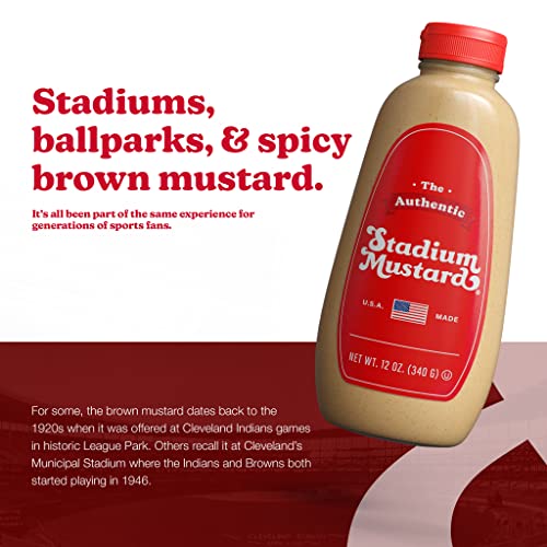 The Authentic Stadium Mustard. From Clevelands Famed Municipal ... The Authentic Stadium Mustard. From Clevelands Famed Municipal ...