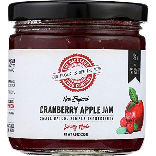 The Backyard Food Company, New England Cranberry Apple Jam, 7.6