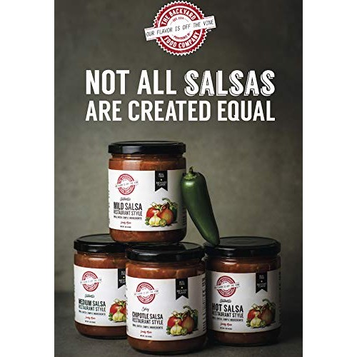 The Backyard Food Company, Authentic Restaurant Style Mild Salsa