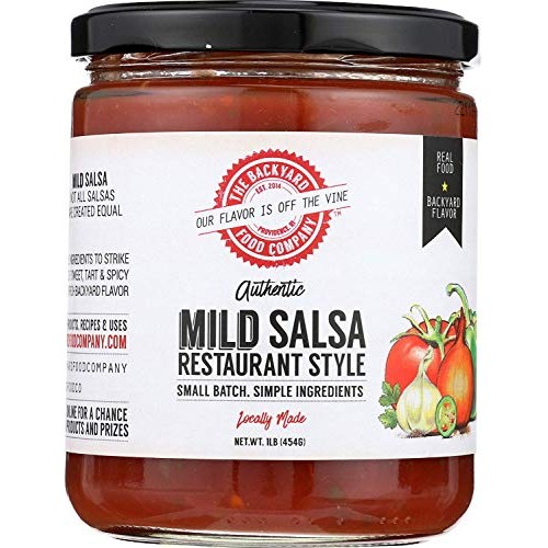 The Backyard Food Company, Authentic Restaurant Style Mild Salsa