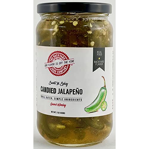 THE BACKYARD FOOD COMPANY Candied Jalapeno Cowboy Candy, 16 OZ