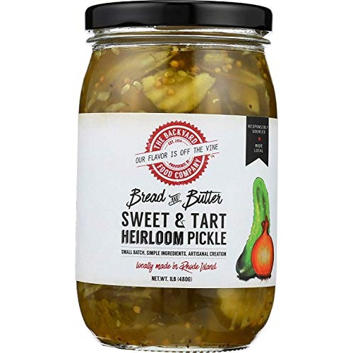 The Backyard Food Company, Heirloom Bread &Amp; Butter Pickle, Sweet