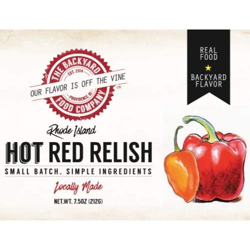 The Backyard Food Company, Hot Red Pepper Relish, 3 Pack - 7.5 O